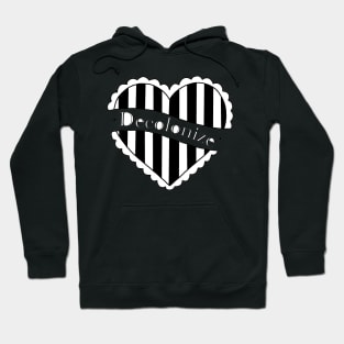 Decolonize heart design Hoodie